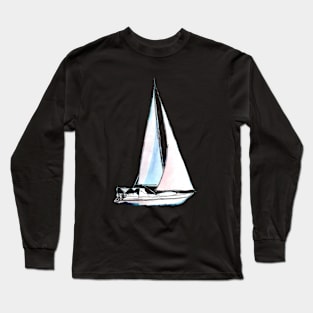 Sailboat – ship ahoy! Long Sleeve T-Shirt